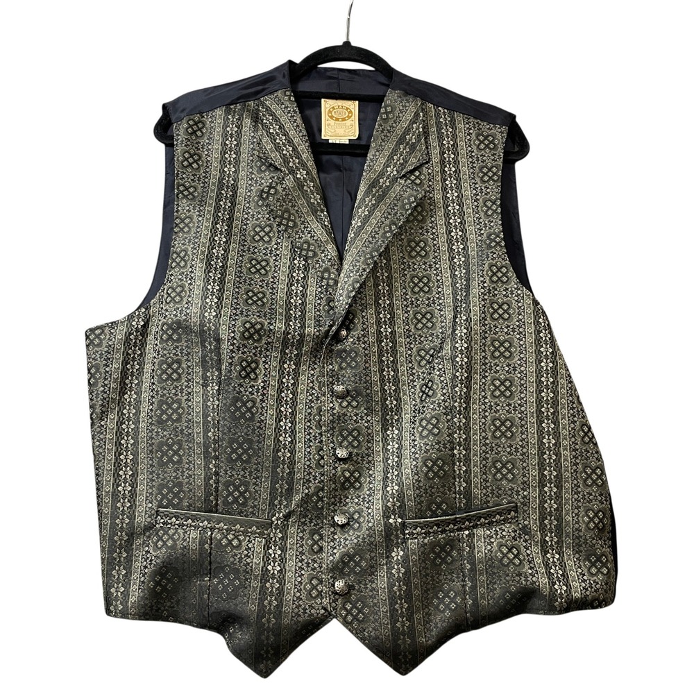 WahMaker Frontier Clothing XL Vest 100% Polyester Front Pockets Lined Acetate